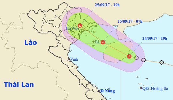 Thông báo áp thấp nhiệt đới