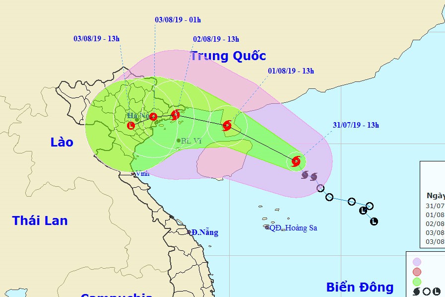CHỦ ĐỘNG ỨNG PHÓ CƠN BÃO SỐ 03 WIPHA